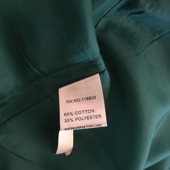 Unique Toi et Moi, Teal A-Line Skirt - Picture 8 of 8